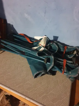 Mesa y sillas plegables decathlon