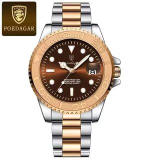 Reloj POEDAGAR Oro y Plata Hombre