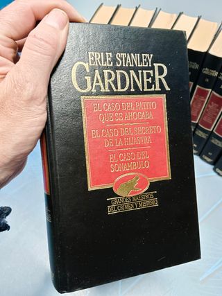 11 tomos, libros, Obras selectas - Grandes maestros del crimen y misterio. Erle Stanley Gardner. Ed. Orbis.
