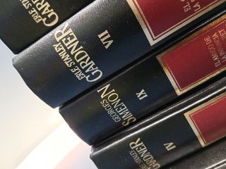 11 tomos, libros, Obras selectas - Grandes maestros del crimen y misterio. Erle Stanley Gardner. Ed. Orbis.