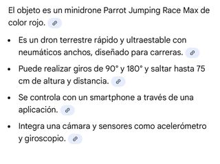 Dron Parrot Jumping Race Max Rojo