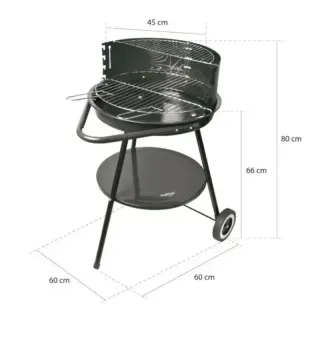 Barbacoa Carbón Habitex Supergrill 45