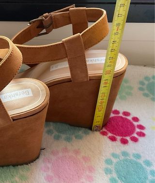 Sandalias Bershka Marrones Talla 38