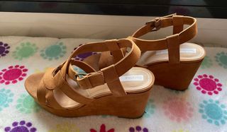 Sandalias Bershka Marrones Talla 38