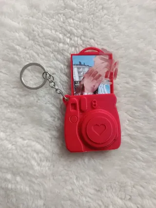 Llavero cámara foto con foto