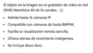 Grabador Video Vigilancia 16 Canales 4K