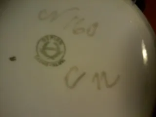 Servizio da caffè completo verde e oro