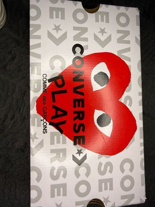 Converse x play comme des garcons (unisex)