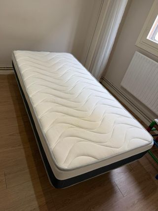 Base Cama 90x190 Beige REGALO COLCHON