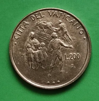 Vaticano 200 Lire 1995 Giovanni Paolo Il
