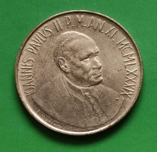 200 Lire Vaticano 1989 Giovanni Paolo II