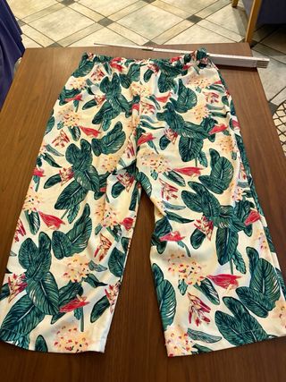Pantaloni fantasia floreale