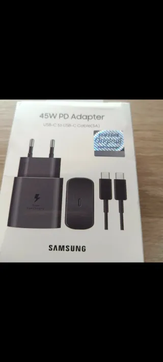 DOS CARGADORES SAMSUNG 45WCARGA RÁPIDA 1MCABLE