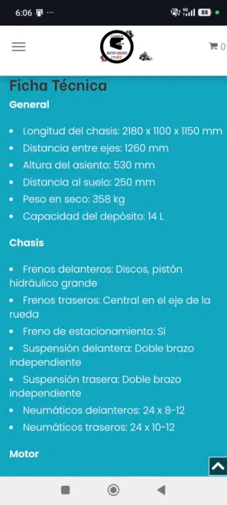 Quad GOES TERROX 400S Negro