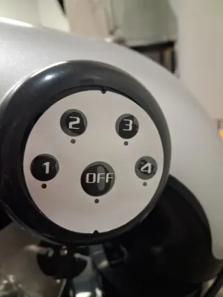 Amasadora Batidora Plata y Negro