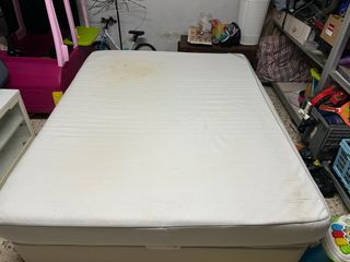 Canapé 150cm Beige/Blanco