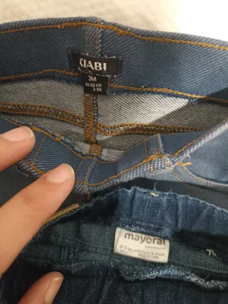 Pantalones vaqueros bebé