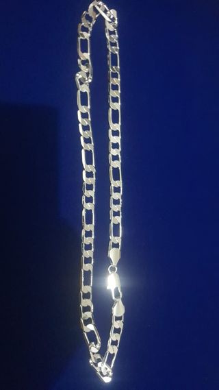 Collar Cubano Plata 925 Hombre