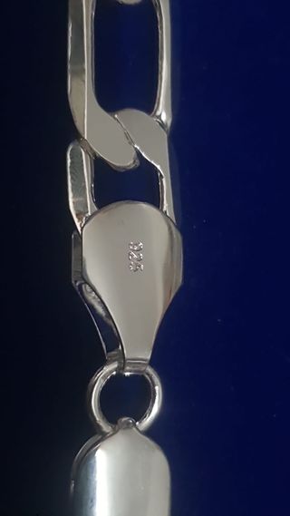 Collar Cubano Plata 925 Hombre