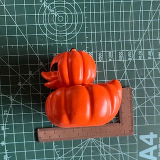 Figura Pato Calabaza Resina
