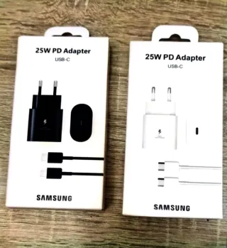 DOS CARGADORES SAMSUNG 25W CARGA RÁPIDA 1MCABLE