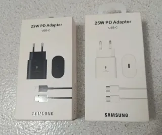 DOS CARGADORES SAMSUNG 25W CARGA RÁPIDA 1MCABLE