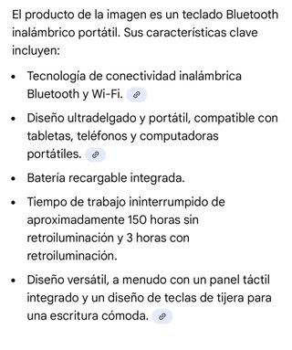 Teclado Bluetooth Ultradelgado Inalámbrico
