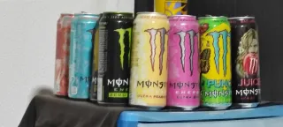 Lote Latas Monster Vacías Colección