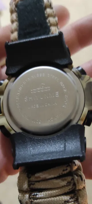 Reloj Militar Supervivencia Paracord Brújula buceo