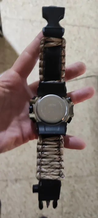 Reloj Militar Supervivencia Paracord Brújula buceo