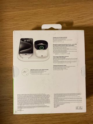 Cargador Belkin BoostCharge 3 en 1 Plegable