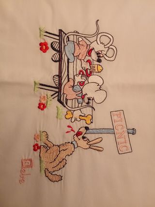 Sábanas cuna bordadas Nenuco