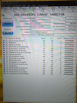 Disco Duro Externo WD 14TB