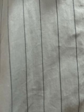 Camisa Crop Zara Rayas Gris Cinturón Talla Única