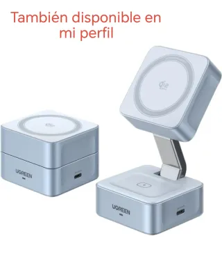 SinAbrir UGREEN MagFlow Qi2 25W Cargador Inala3en1