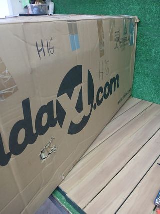 Banco vidaXL - Cuero sintético gris