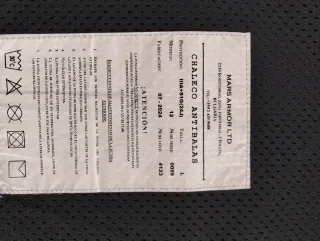 Chaleco antibalas táctico negro