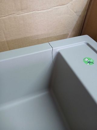 BLANCO  Fregadero con Moderno diseño 60cm