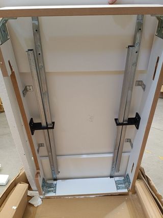 ASTIMESA - Mesa de Cocina Extensible 100x60 blanco