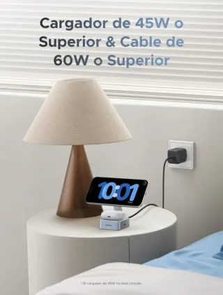 SinAbrirUGREEN MagFlow Qi2 25W Cargador Inal. 2en1