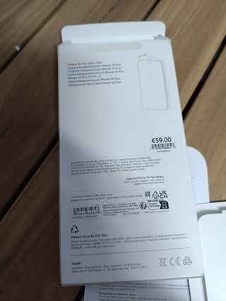 Funda transparente con MagSafe para el iPhone 16 Plus