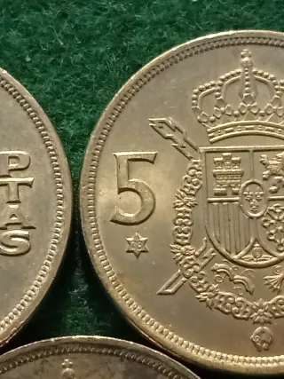 50 monedas 5 Pesetas 1975