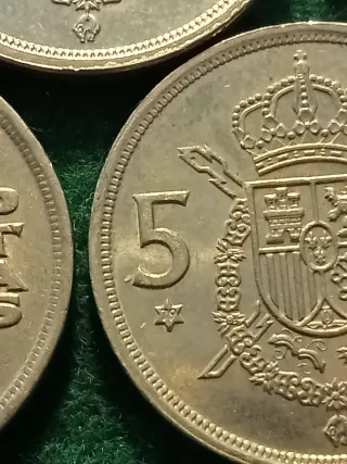 50 monedas 5 Pesetas 1975
