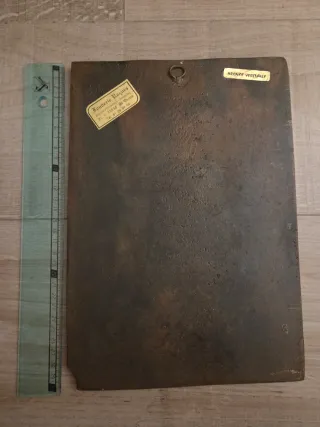 Placa mural en bronce Saint Martin