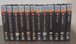 Lote de 12 Películas del Oeste VHS