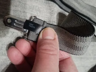 Bretelle unisex grigie con clip