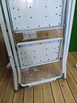 Escalera plegable con 2 peldaños SONGMICS GSL12WT