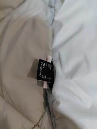 Chaleco acolchado hombre azul