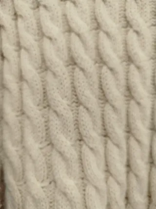 Jersey Zara lana trenzado niña 13 años