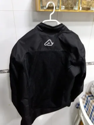 Chaqueta de moto negra Acerbis